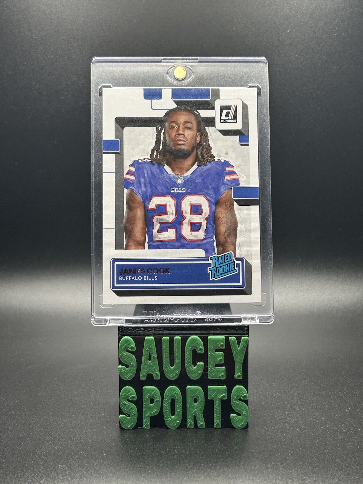 2022 Donruss Football JAMES COOK Rated Rookie Portrait #315 BILLS SP RC