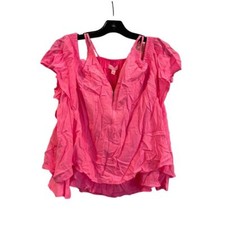 Lilly Pulitzer cold shoulder tank tiki pink Bellamie top small new