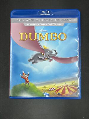 Dumbo Blu Ray DVD 75th Anniversary Disney Classic Movie