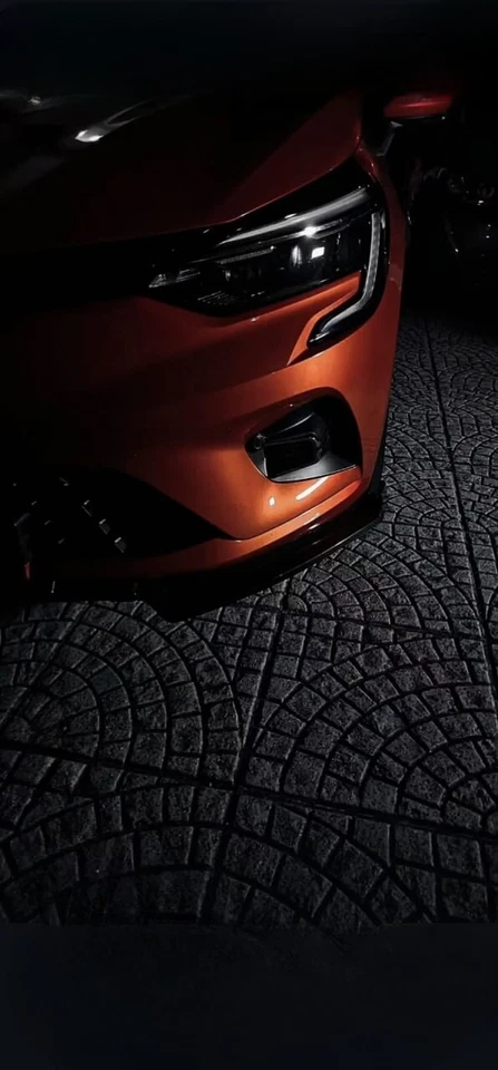 ☀SPLITTER GEEIGNET FÜR RENAULT CLIO 5 STANDARD LOOK EVO V1 GLÄNZEND SCHWARZ 3 ST - Bild 2 von 4