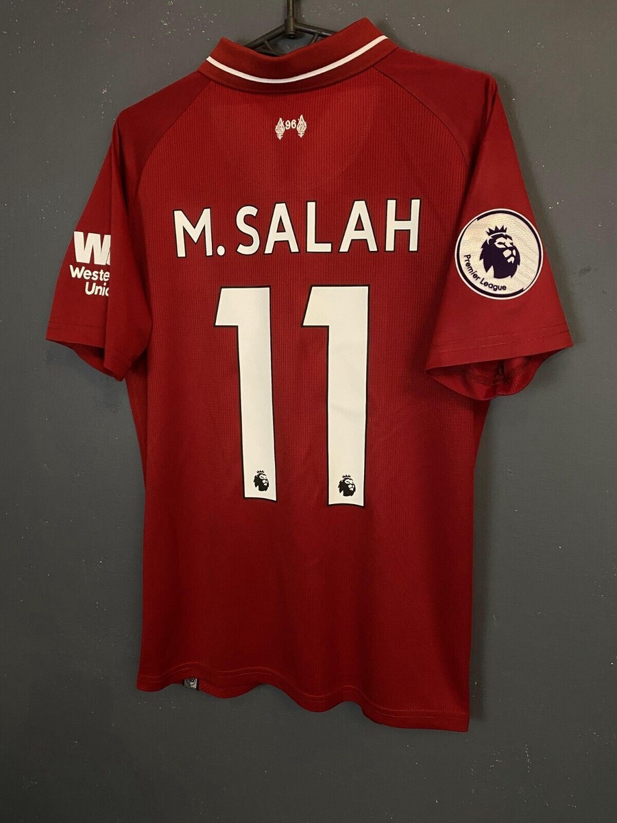 MEN FC LIVERPOOL 2018/2019 MOHAMED SALAH #11 SOCCER FOOTBALL SHIRT