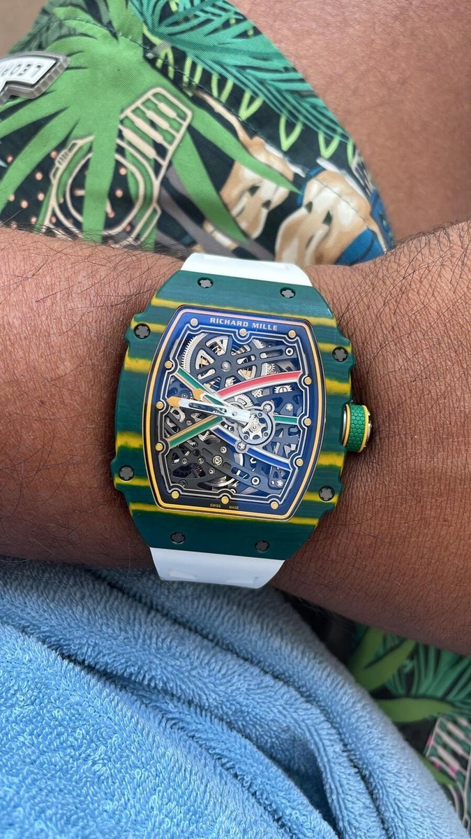 NEW Richard Mille OEM Rubber Strap Band for RM67-02 RM67-01 Unisex