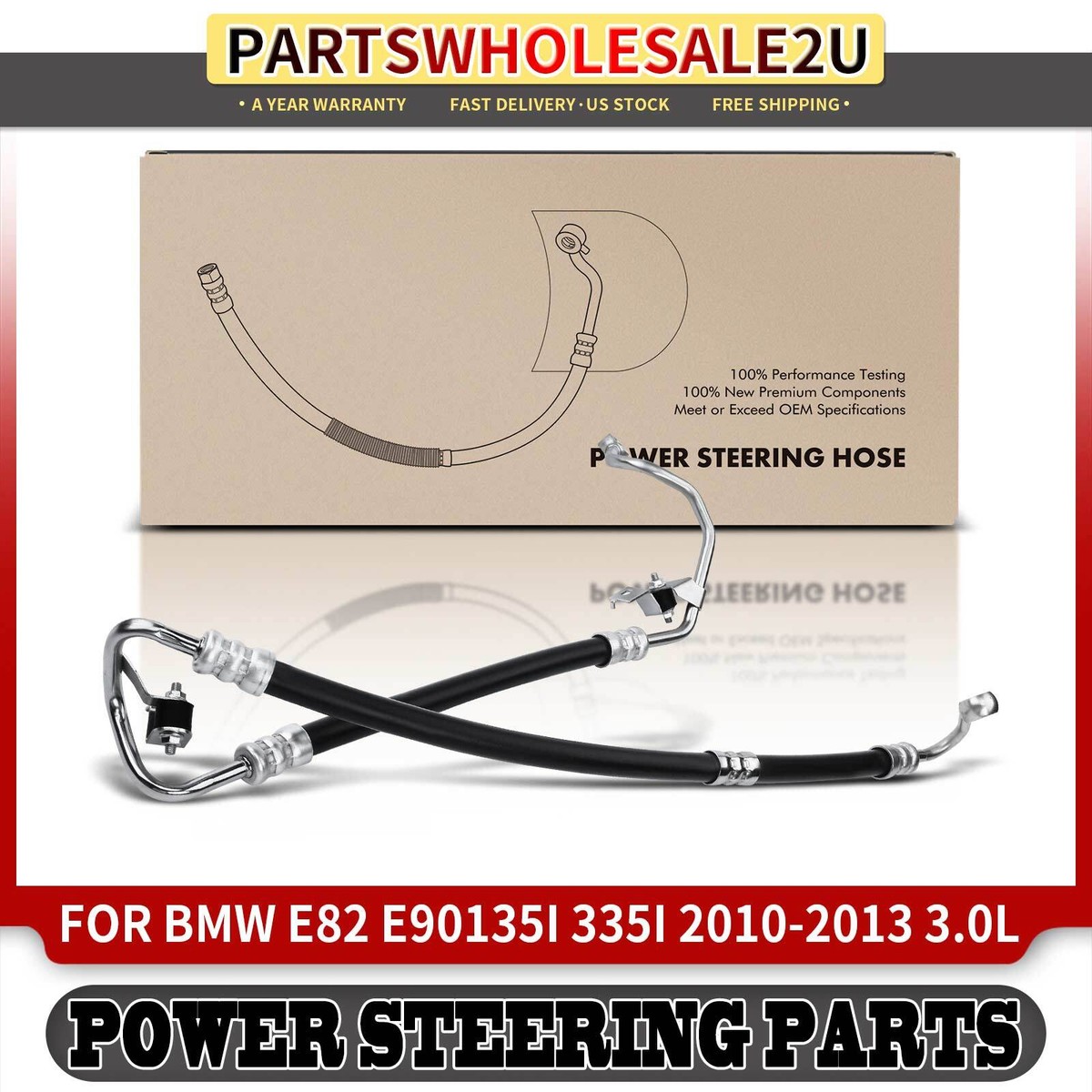 Power Steering Return Line Hose Assembly For 135i 335i XDrive 335is - View #6