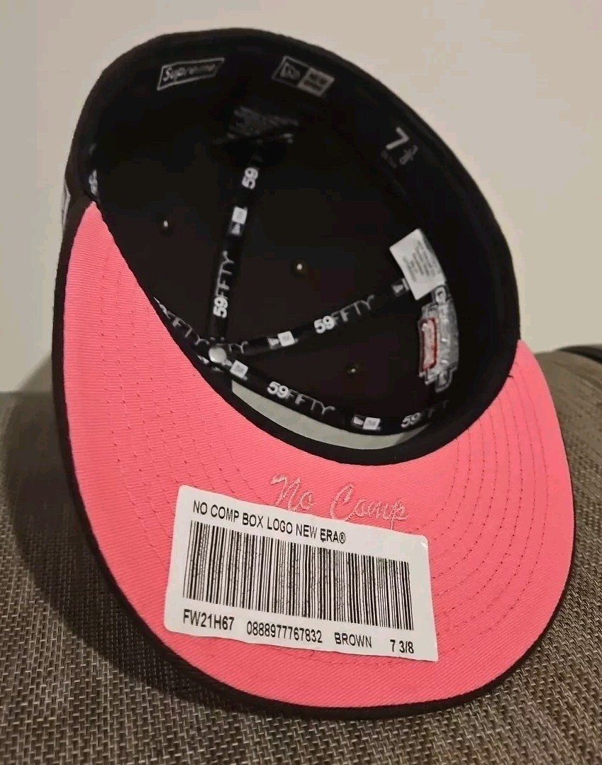 帽子 supreme NEW ERA Opening Day 7 3/8 21AW Supreme New Era Box Logo Fitted Hat 7 3/8 No Competition