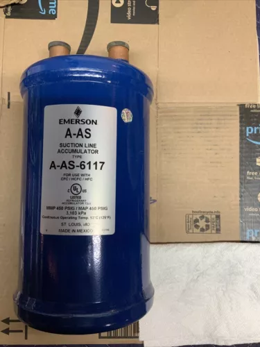 EMERSON A-AS 6117 A-AS Series 6117 Suction Accumulator 7/8” SWEAT CONNECTIONS