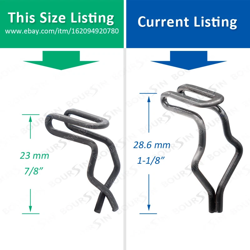 20x Clips de panel de puerta moldura panel retenedor para Ford Fairmont Bronco Courier Pinto Foto 2 de 3