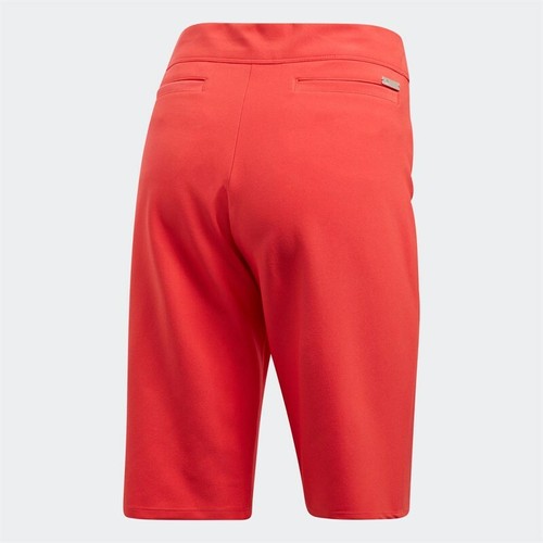 Ladies ADIDAS Ultimate/Essentials Golf Shorts Lightweight Bermuda - Black Coral - Picture 6 of 7