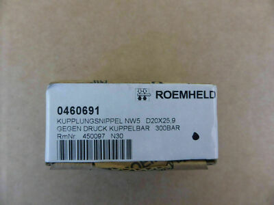Roemheld 0460691 / 0460-691 Kupplungsnippel NEU NEW in Original Packaging 