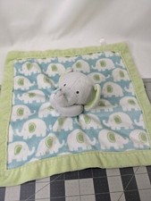 Carters Gray Elephant Lovey Security Blanket Kids Line 2012 Stuffed Animal Toy