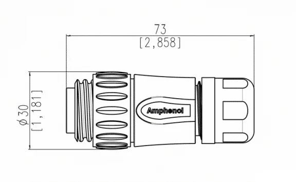 amphenol connector 4 pin - Image 2 of 2