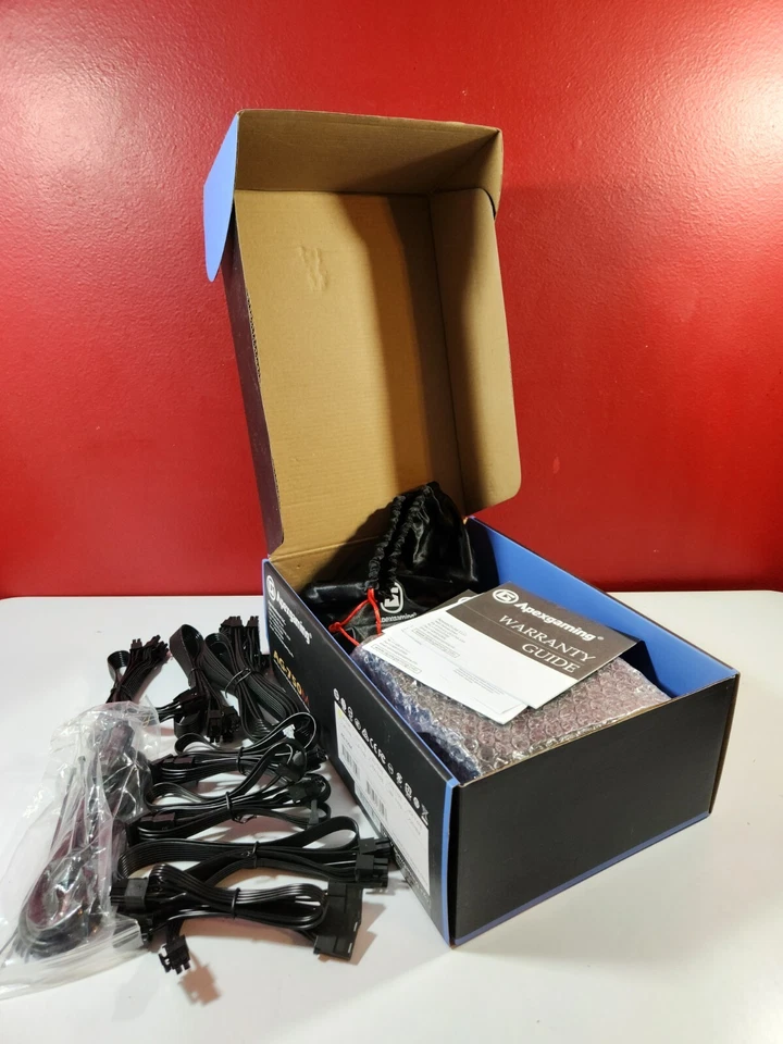 APEXGAMING 750W 80+ GOLD Certified   FULL MODULAR   Gaming Power Supply AG-750M  - Image 2 of 2