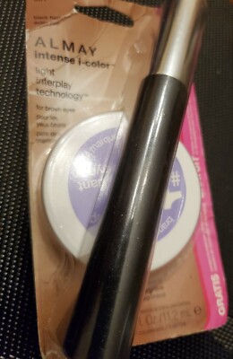 ALMAY INTENSE I-COLOR VOLUMIZING MASCARA - 031 BLACK FLASH For Brown Eyes