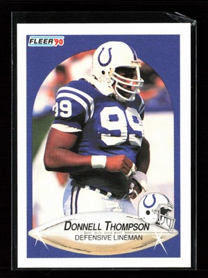 1990 Fleer #233 Donnell Thompson Indianapolis Colts | eBay