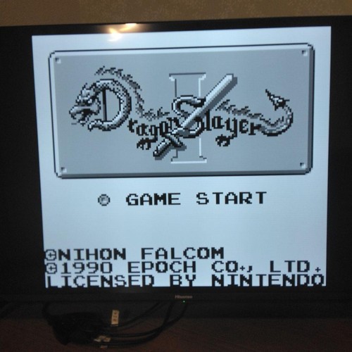 (Tested Working) Nintendo GB Dragon Slayer I Cartridge Only Japan Game Boy - Picture 3 of 5