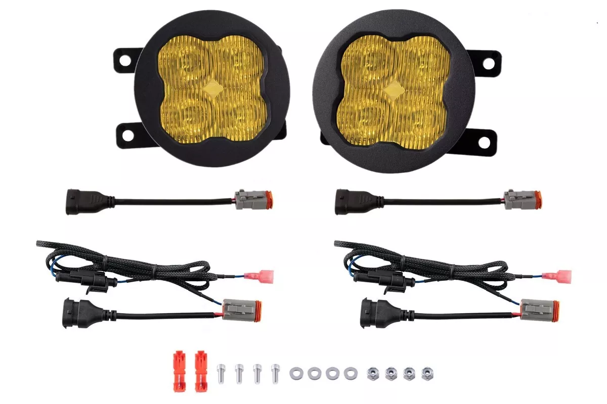 Diode Dynamics SS3 Sport Yellow SAE Type A Fog Lights For 19 22 Subaru Forester