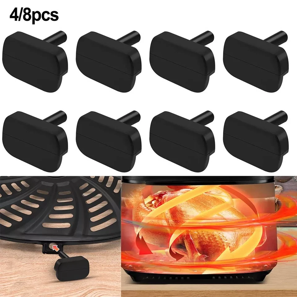 4/8 Stück Silikon Gummi Füße für Gourmia GAF838 GAF686 GAF798 Air Fryer Grillpfanne