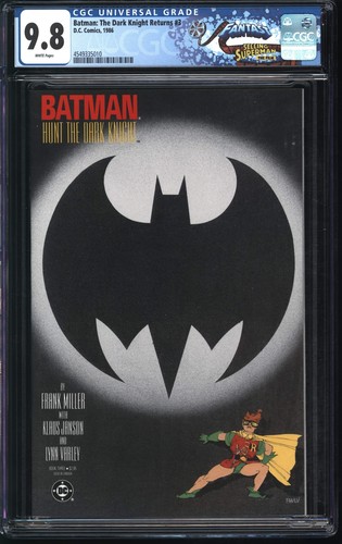 D.C. Comics Batman: The Dark Knight Returns #3 1986 FANTAST CGC 9.8 White Pages - 第 1/2 張圖片
