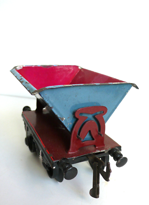 Wagon Tombereau Bing – Échelle 1 – Tôle – Début XXè – Longueur 12 Cm
