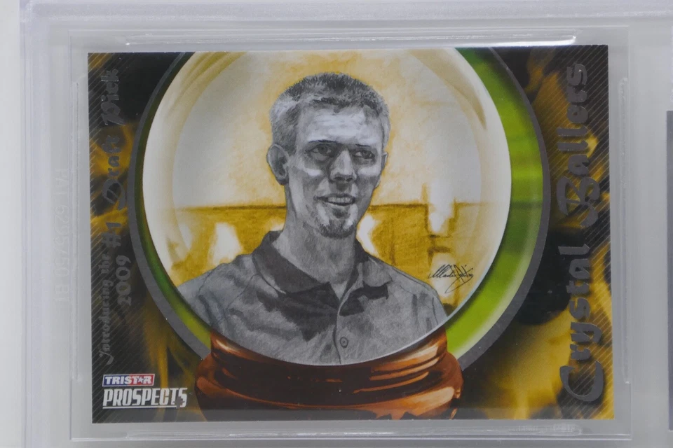 2009 TriStar Prospects Plus #117D Stephen Strasburg Gold Rookie 🔥Beckett 9 MINT - Image 2 of 4