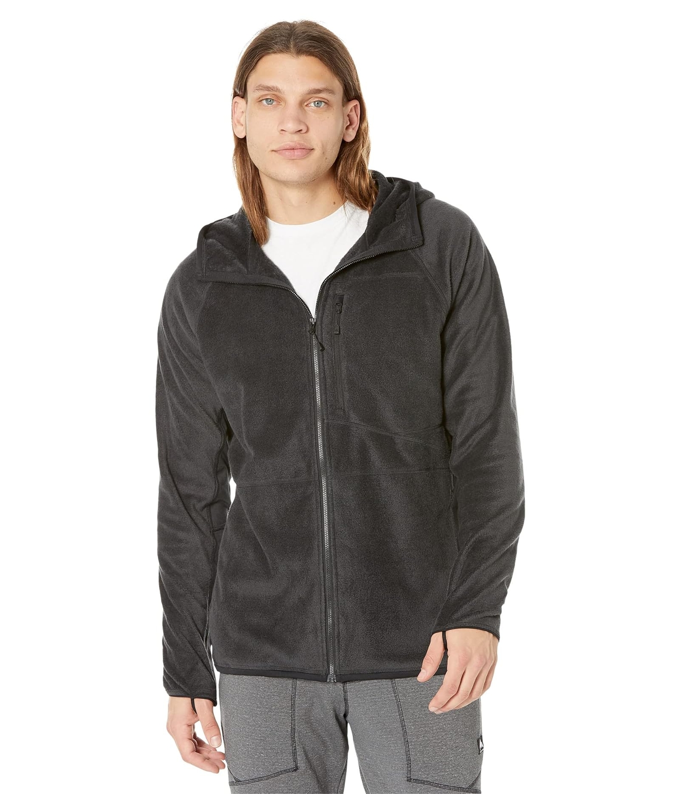 Man's Hoodies & Sweatshirts Burton Stockrun Warmest Hooded Full Zip