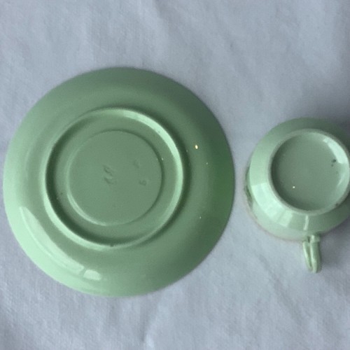 George Jones Crescent China Demitasse Cup & Saucer - Blossom Design - Picture 9 of 10