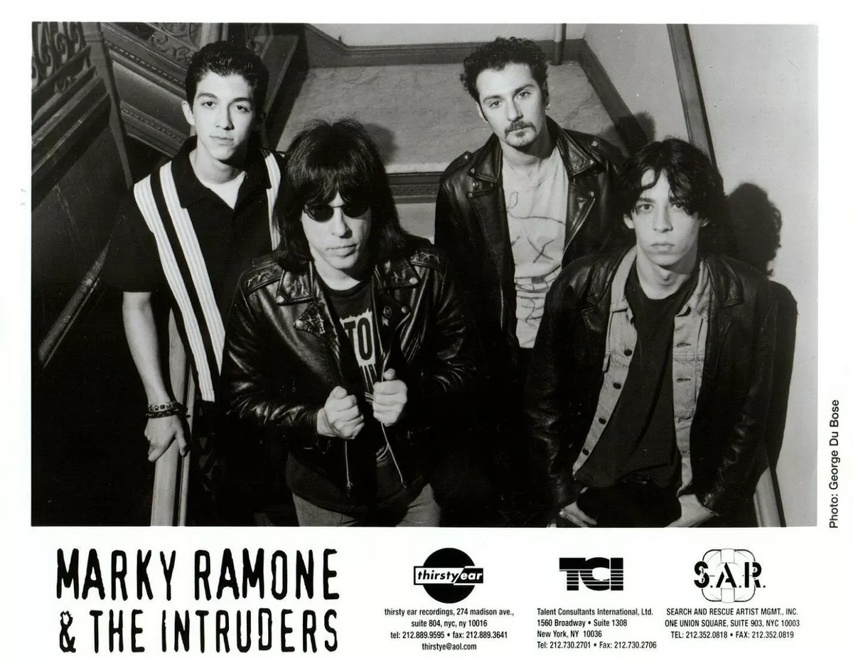 MARKY RAMONE INTRUDERS BAND PROMO PHOTO Ramones Drummer Answer To