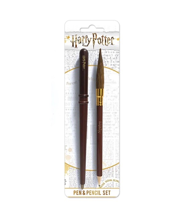 Harry Potter Wand Pencil and Pen Stationery set