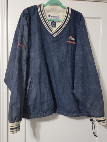 VTG Champion Budweiser NFL Denver Broncos Jacket, Size XL - Picture 1 of 12