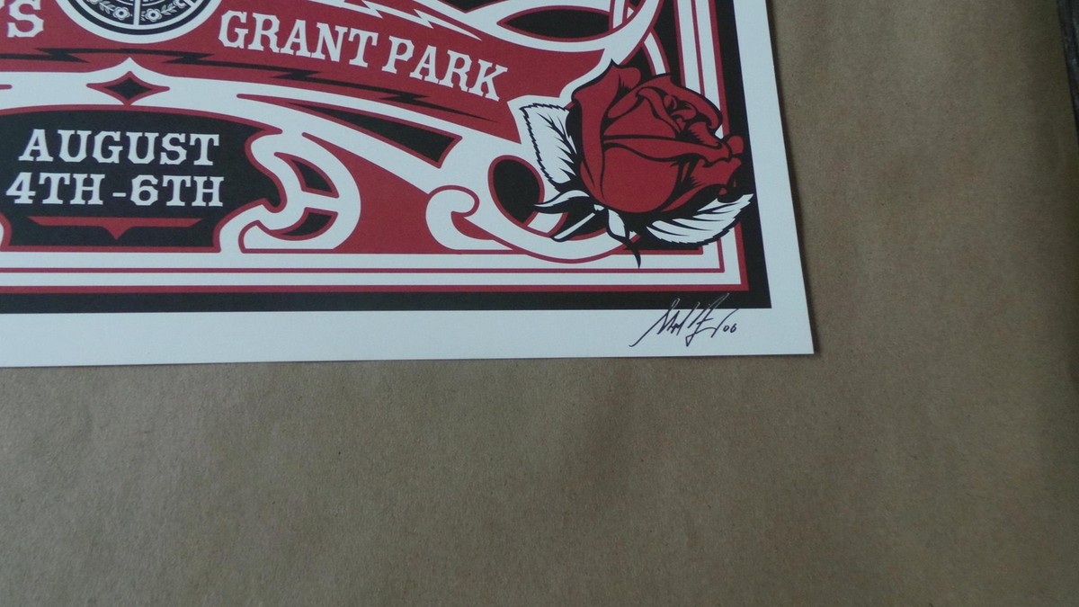 Shepard Fairey Lollapalooza 2006 Chicago | eBay