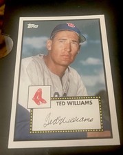 Topps 2021 Ted Williams CNW-2 Boston Red Sox Baseball Card