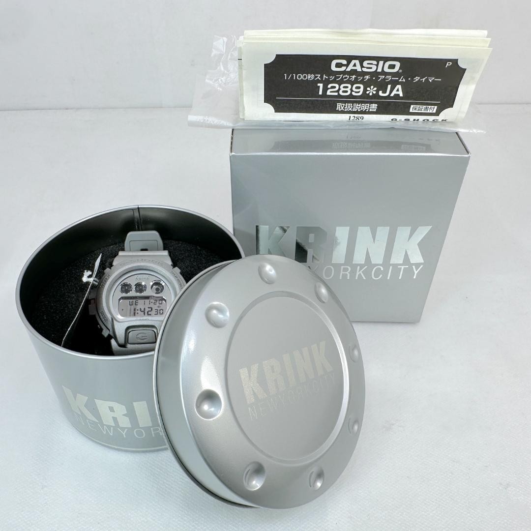 Casio G-shock Krink Dw-6900kr Mens Quartz Digital Silver