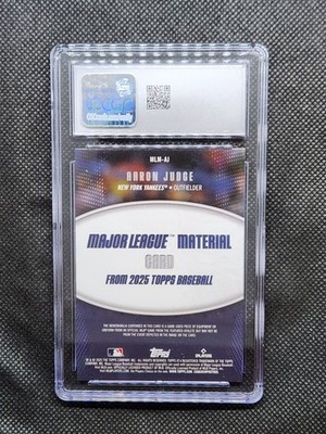 2025 Topps Series 1 - Major League Material Aaron Judge #MLM-AJ