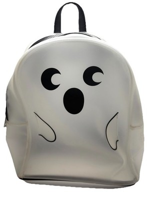 Mad Engine - Translucent Clear White - Cute Halloween Ghost   11  Mini Backpack