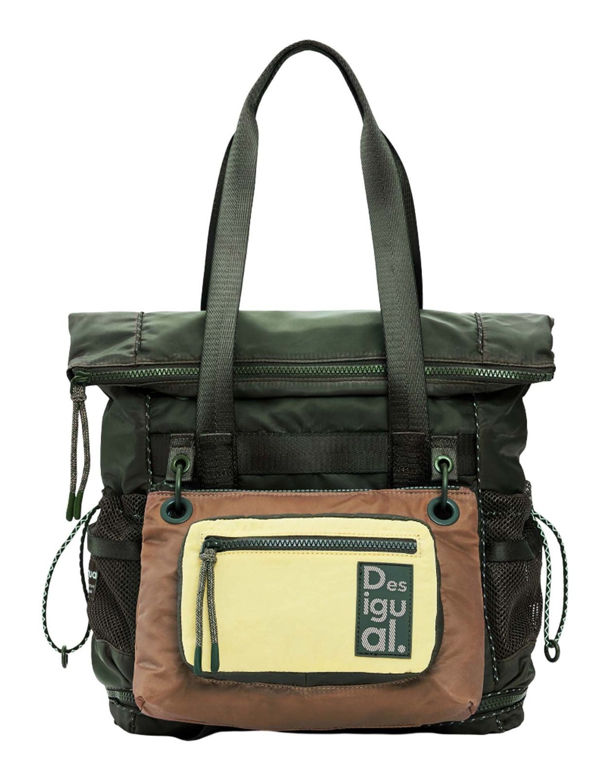 Desigual shoulder bag Neo Grunge Voyager Nylon Backpack Khaki