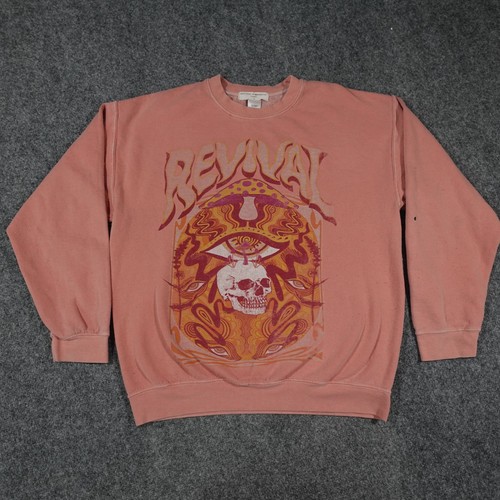 Project Social T Urban Outfitters Sweatshirt S/M Salmon Revival Crewneck 1009