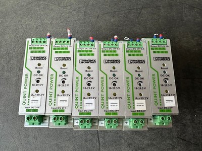 LOT OF 6 PHOENIX CONTACT QUINT-PS/24DC/24DC/5