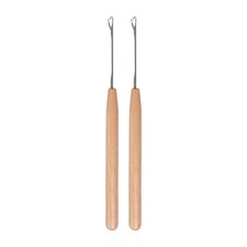 2 St&uuml;ck -Kn&uuml;pfhaken-Werkzeuge, gebogen, Strickwerkzeuge, Bastelbedarf,