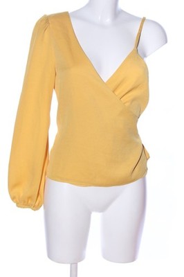 L'ACADEMIE Wickel-Bluse Damen Bluse Gr. DE 36 hellorange Casual-Look