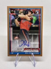 Will Robertson 2026 Topps Series 1 Gold RC Auto /50