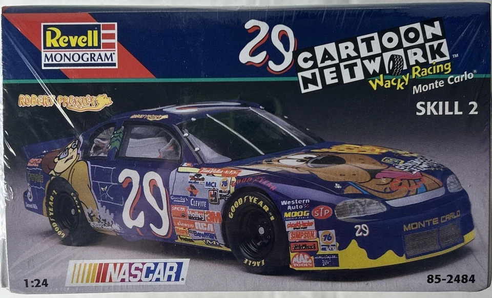 Revell Robert Pressley #29 Cartoon Network Wacky Racing 1:24 NASCAR Model Kit - Image 2 of 4