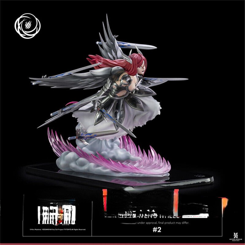 Estatua de resina escarlata Erza cola de hadas en stock pintada original escala 1/6 anime