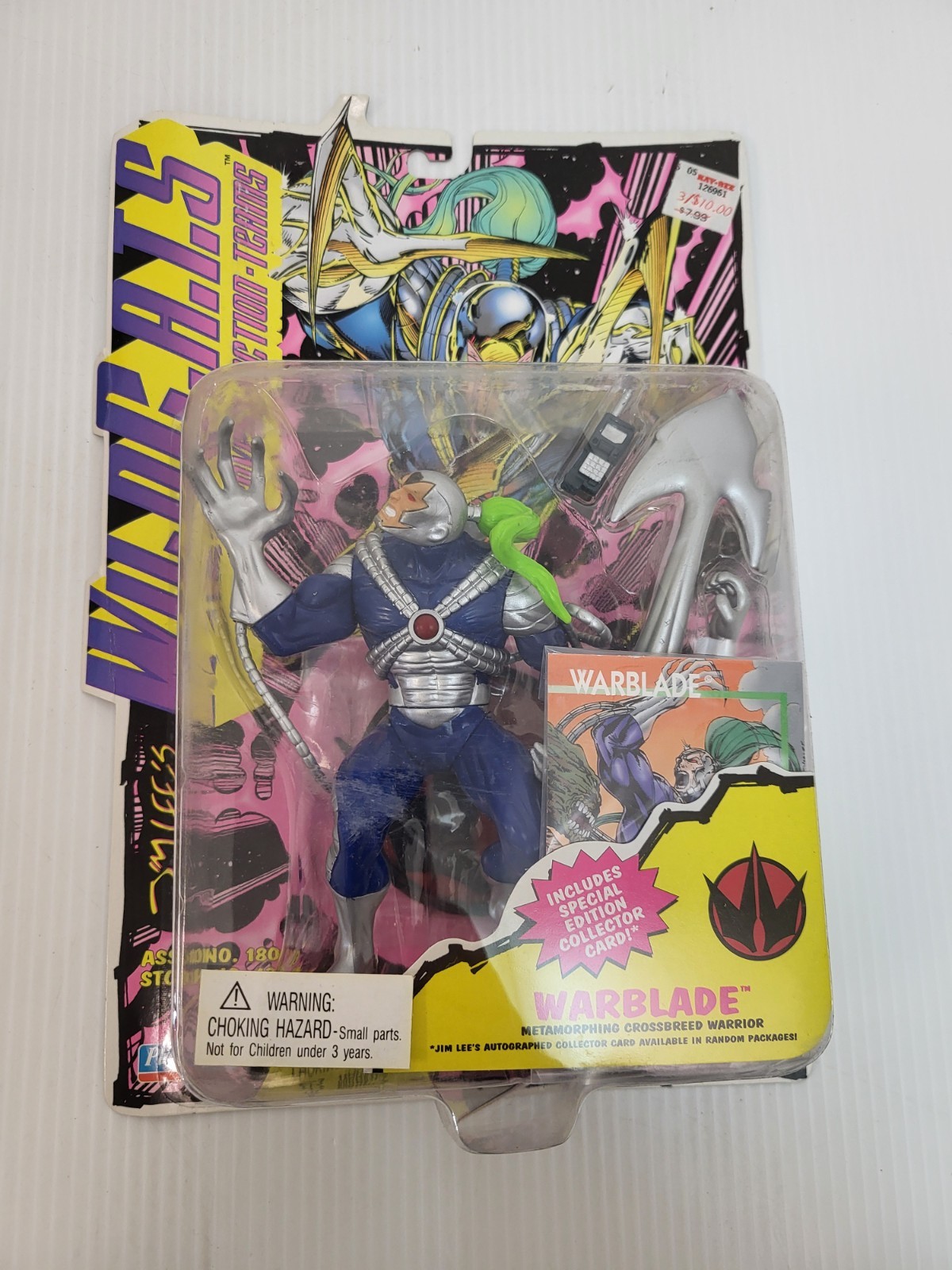 WARBLADE WARRIOR JIM LEE'S WILDC.A.T.S PLAYMATES ACTION FIGURE 1994 NIB