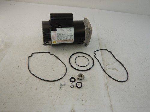 LEUNGOO B2854 - 1-1/2 HP Pool Pump Motor, Square Flange