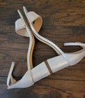 I Miller Women’s Silver Rhinestone Strappy Ankle Strap Open Toe Sandals Size 7 — photo 5