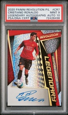 Cristiano Ronaldo AUTO PSA10 Manchester United Autograph
