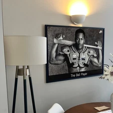 Bo Jackson Poster ,Art Print Baseball Ball Player The, No Framed, Gift