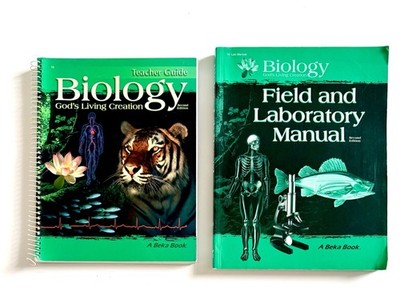 A Beka Book Biology God s Living Creation Teacher Guide & Field/Lab  2nd Edition