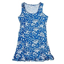 Draper James Womens Size S/M Blue Floral Soft Nightdress