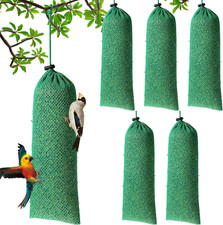 6 Pieces Finch Sock Feeder, Thistle Seed Sock Bird Feeder, Instant Seed Bag Hang