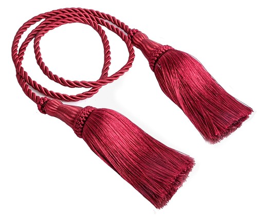 Cambridge Pack gewichtete Kirchenbank Seile mit Quasten Kirche Hochzeit Dekoration Seil - Bild 1 von 3